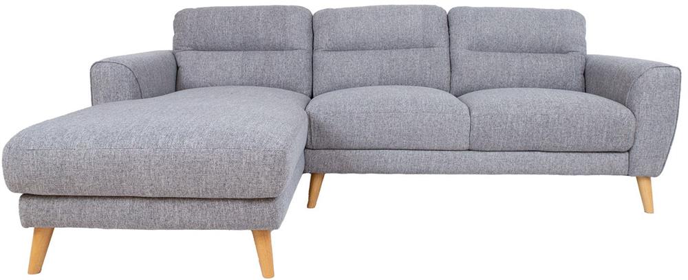 Corner Sofa West Delhi | size: Width: 232cm, Height: 83cm, Depth: 163cm | color: Gray | image: 2 | variant: 1000337