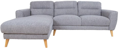 Corner Sofa West Delhi | size: Width: 232cm, Height: 83cm, Depth: 163cm | color: Gray | image: 2 | variant: 1000337