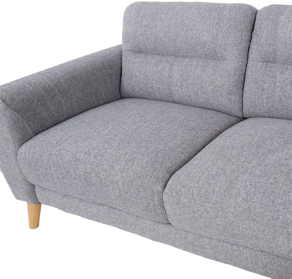Corner Sofa West Delhi | size: Width: 232cm, Height: 83cm, Depth: 163cm | color: Gray | image: 3 | variant: 1000335
