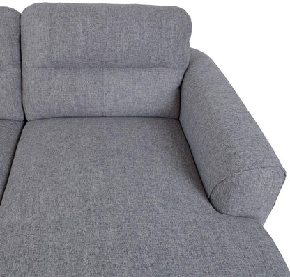 Corner Sofa West Delhi | size: Width: 232cm, Height: 83cm, Depth: 163cm | color: Gray | image: 4 | variant: 1000334