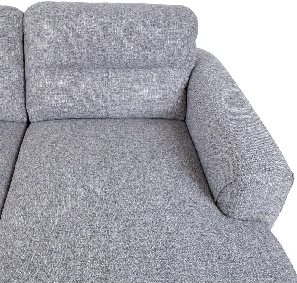Corner Sofa West Delhi | size: Width: 232cm, Height: 83cm, Depth: 163cm | color: Gray | image: 4 | variant: 1000335