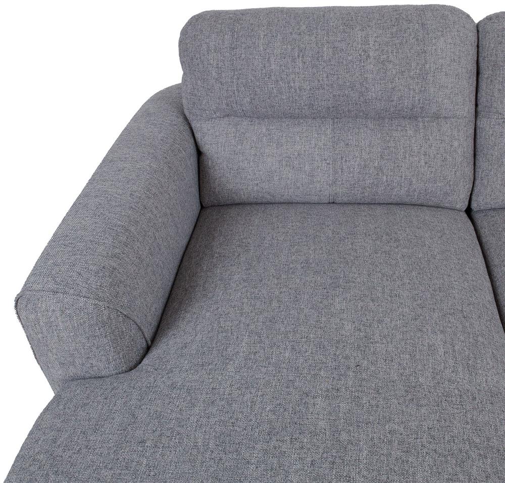 Corner Sofa West Delhi | size: Width: 232cm, Height: 83cm, Depth: 163cm | color: Gray | image: 4 | variant: 1000336
