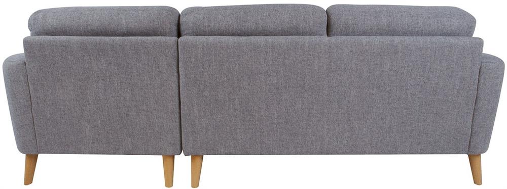 Corner Sofa West Delhi | size: Width: 232cm, Height: 83cm, Depth: 163cm | color: Gray | image: 6 | variant: 1000334