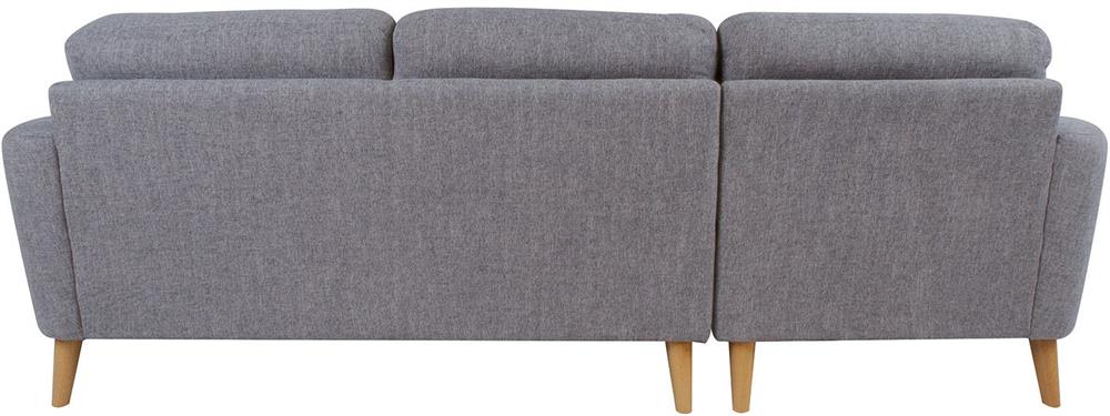 Corner Sofa West Delhi | size: Width: 232cm, Height: 83cm, Depth: 163cm | color: Gray | image: 6 | variant: 1000336