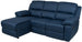 Corner Sofa Wycombe | size: Width: 214cm, Height: 98cm, Depth: 160cm | color: Blue | image: 1 | variant: 1000393