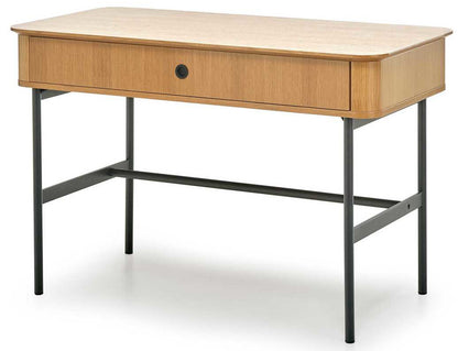 Desk East Brackley | size: Length: 59cm, Width: 117cm, Height: 76cm | color: Oak | image: 1 | variant: 1007529