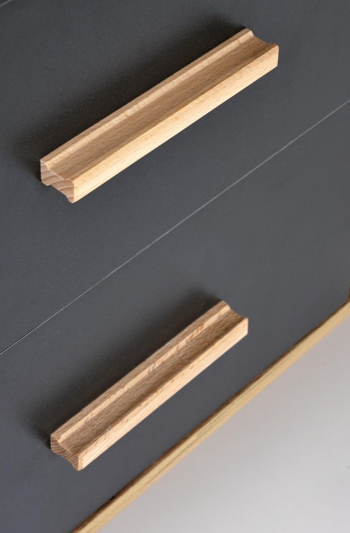 Desk Sergio XL | size: Length: 90cm, Width: 210cm, Height: 78cm | color: Oak/Grey | image: 4 | variant: 1012393