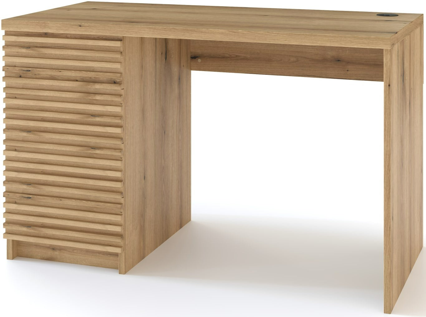 Desk West Skien | size: Length: 60cm, Width: 140cm, Height: 75cm | color: Oak | image: 1 | variant: 1018105