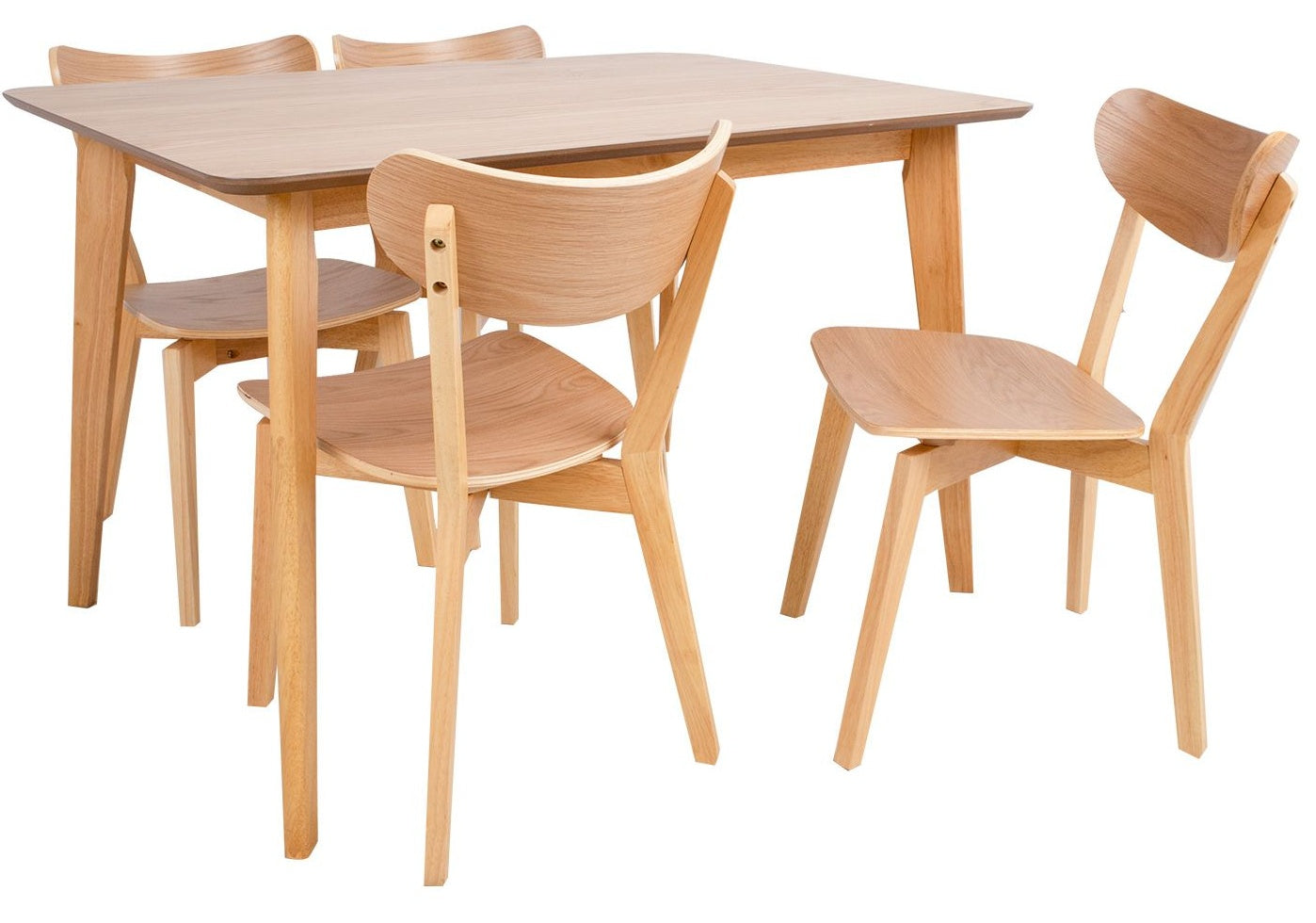 Dining Room Furniture Set Broadstairs | size: Length: 80cm, Width: 120cm, Height: 76cm | color: Oak | image: 0 | variant: 1006524