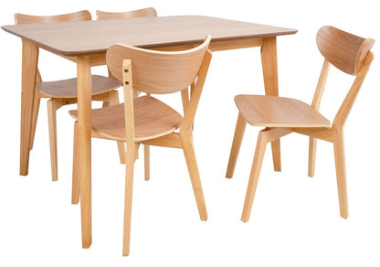 Dining Room Furniture Set Broadstairs | size: Length: 80cm, Width: 120cm, Height: 76cm | color: Oak | image: 0 | variant: 1006524