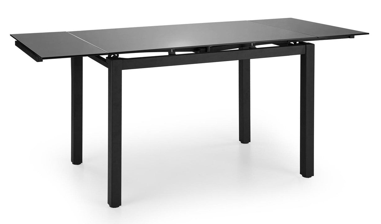 Dining Room Furniture Set East Nice | size: Length: 70cm, Width: 170cm, Height: 76cm | color: Black/Grey | image: 9 | variant: 1007336