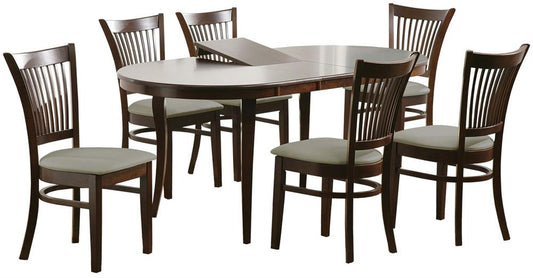 Dining Room Furniture Set Joy | size: Length: 90cm, Width: 178cm, Height: 76cm | color: Brown/Grey | image: 1 | variant: 1017033
