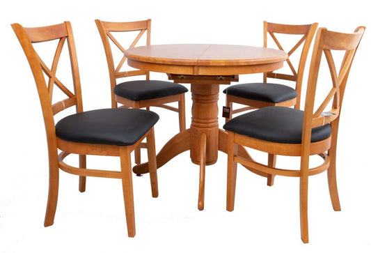 Dining Room Furniture Set Mix&Match 1 | size: Length: 30cm, Width: 90cm, Height: 74cm | color: Brown | image: 0 | variant: 1011984