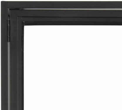 Display Cabinet Aberystwyth | size: Width: 77cm, Height: 185.6cm, Depth: 35cm | color: Black | image: 5 | variant: 1006184