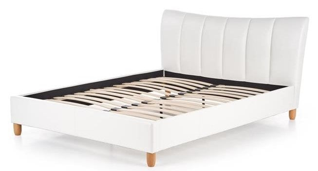Double Bed East Chisinau | size: Length: 217cm, Width: 174cm, Height: 100cm | color: White | image: 5 | variant: 1006678