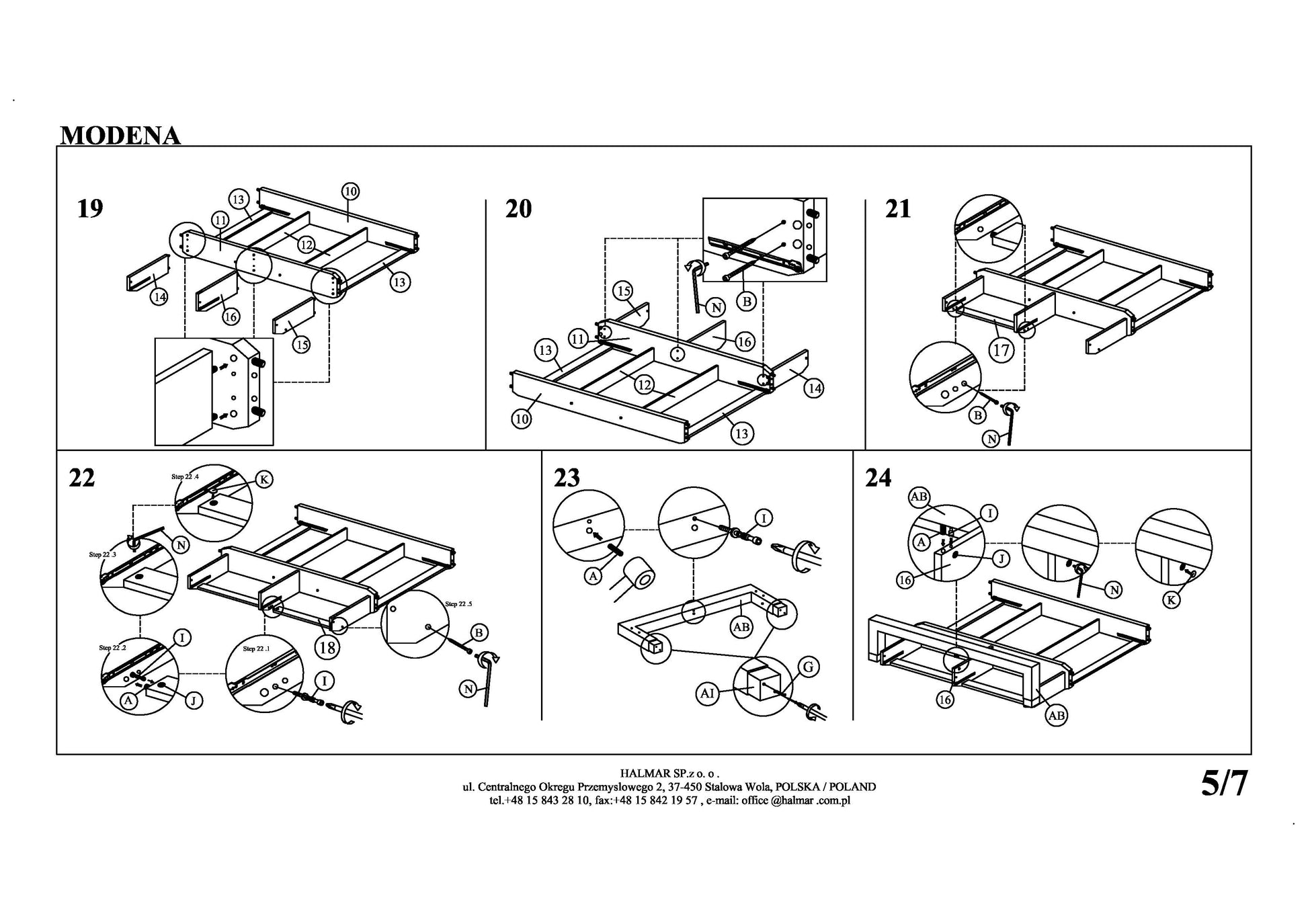 Double Bed East Gloucester | size: Length: 220cm, Width: 184cm, Height: 106cm | color: Gray | image: 8 | variant: 1007134
