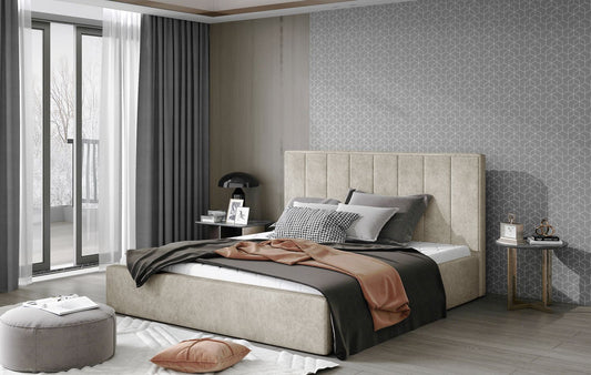 Double Bed East Oldham | size: Length: 223cm, Width: 160cm, Height: 93cm | color: Dora | image: 1 | variant: 1010636