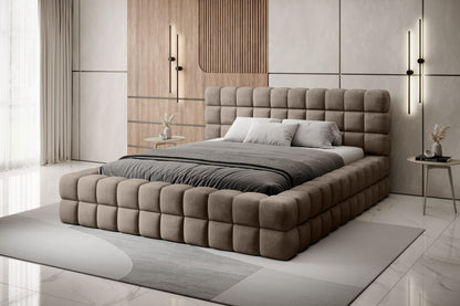 Double Bed East Petersburg 1 | size: Length: 225cm, Width: 204cm, Height: 104cm | color: Amore | image: 2 | variant: 1011060