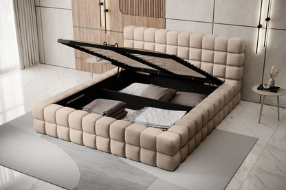 Double Bed East Petersburg | size: Length: 225cm, Width: 184cm, Height: 104cm | color: Amore | image: 2 | variant: 1011039