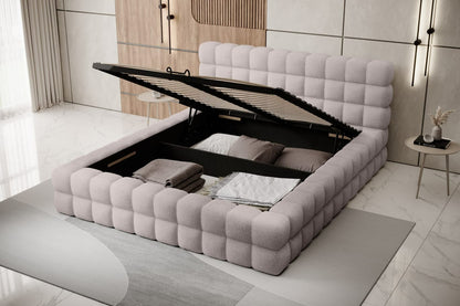 Double Bed East Petersburg | size: Length: 225cm, Width: 184cm, Height: 104cm | color: Jaffray | image: 2 | variant: 1011036