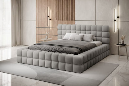 Double Bed East Petersburg | size: Length: 225cm, Width: 184cm, Height: 104cm | color: Royal | image: 1 | variant: 1011030