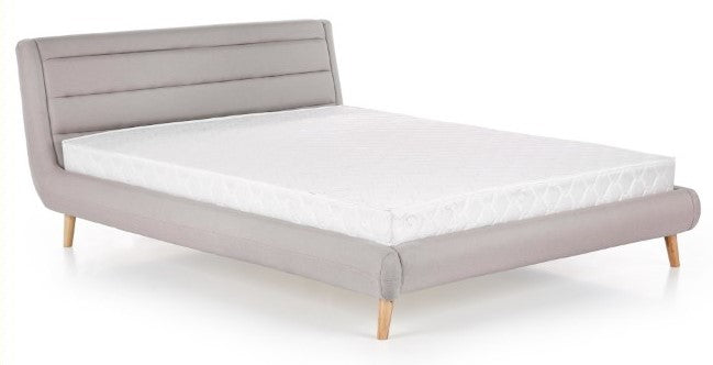 Double Bed Elanda 1 | size: Length: 232cm, Width: 179cm, Height: 86cm | color: Gray | image: 1 | variant: 1010955