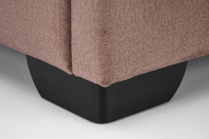 Double Bed Lahore | size: Length: 230cm, Width: 163cm, Height: 124cm | color: Beige | image: 7 | variant: 1003360