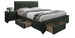 Double Bed London | size: Length: 220cm, Width: 164cm, Height: 106cm | color: Green | image: 1 | variant: 1003376