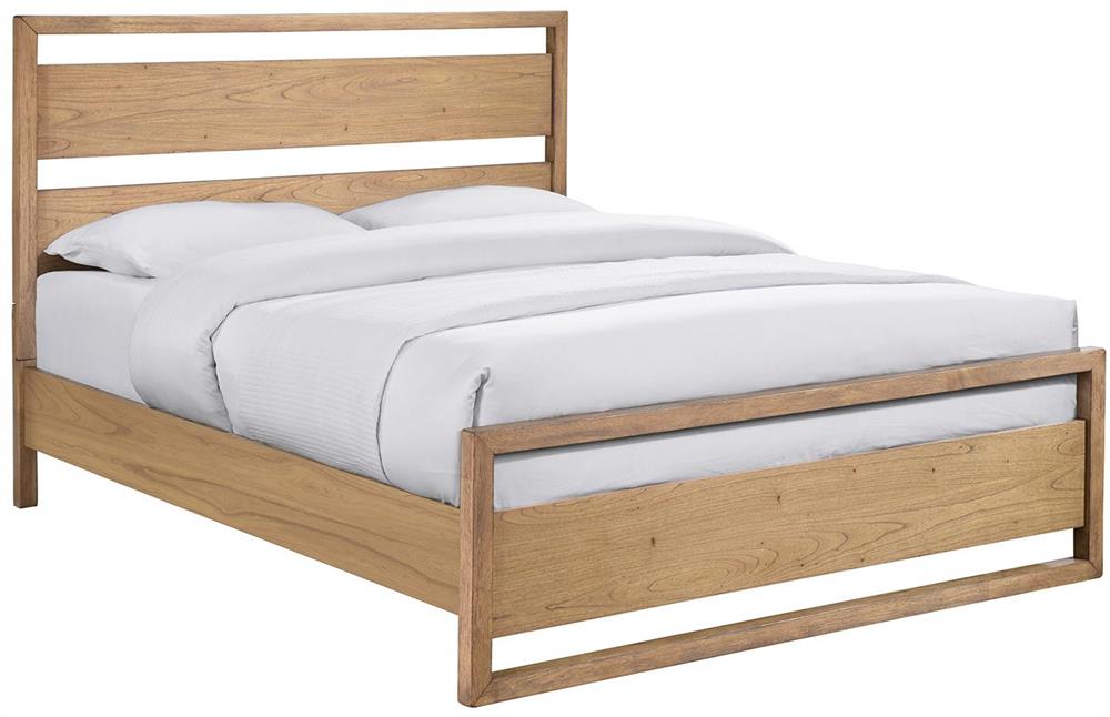 Double Bed Ozzo 3 | size: Length: 209.5cm, Width: 166cm, Height: 120.5cm | color: Oak | image: 1 | variant: 1017614