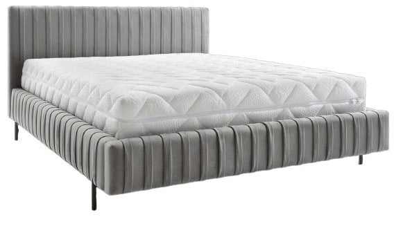 Double Bed Plissa 1 | size: Length: 222cm, Width: 180cm, Height: 102cm | color: Nube | image: 0 | variant: 1008275