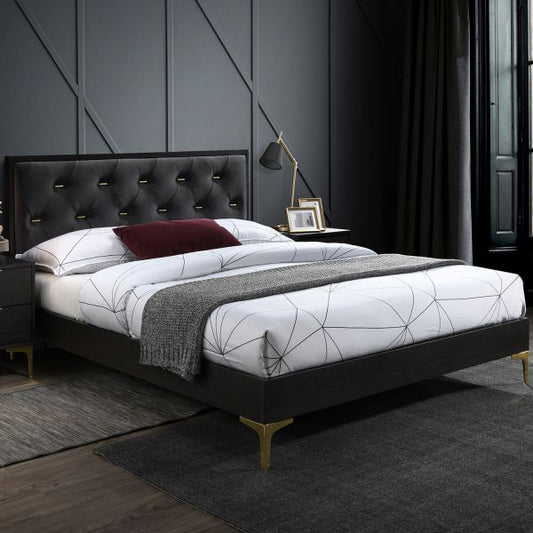 Double Bed Poem 1 | size: Length: 208cm, Width: 164.5cm, Height: 100cm | color: Gray | image: 1 | variant: 1012620