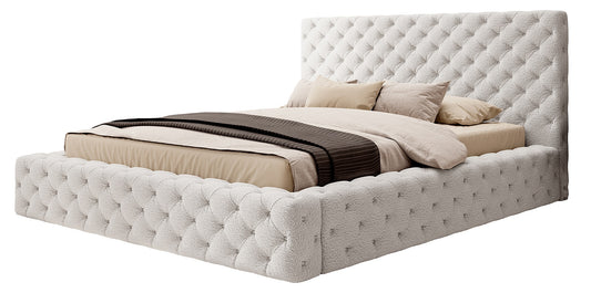 Double Bed Princce 1 | size: Length: 232cm, Width: 201cm, Height: 117cm | color: Royal | image: 0 | variant: 1008313