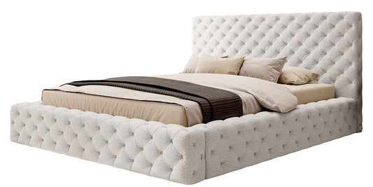 Double Bed Princce 2 | size: Length: 232cm, Width: 221cm, Height: 117cm | color: Royal | image: 0 | variant: 1008327