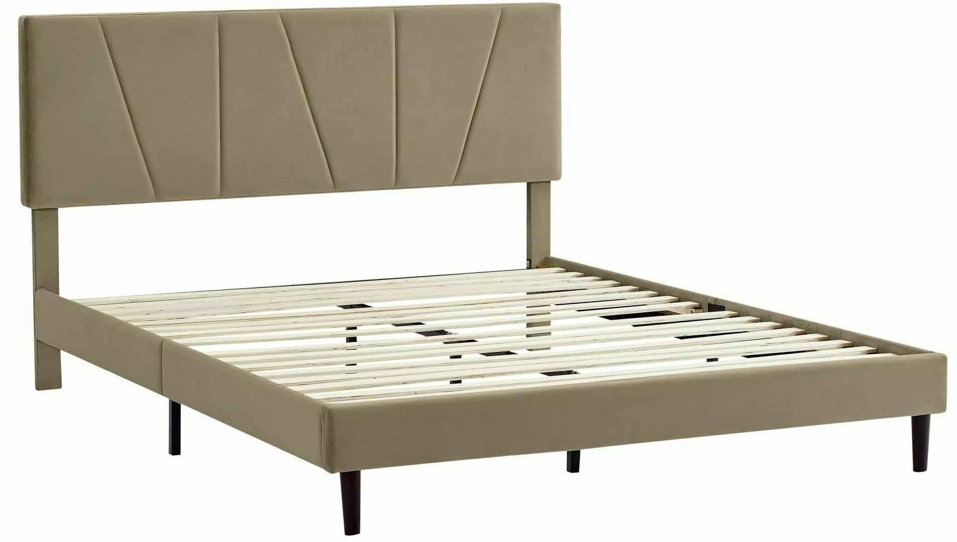 Double Bed Savana 1 | size: Length: 214cm, Width: 151cm, Height: 102cm | color: Beige | image: 0 | variant: 1010170