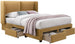 Double Bed Stockholm | size: Length: 218cm, Width: 175cm, Height: 114cm | color: Yellow | image: 1 | variant: 1001773