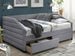 Double Bed Tamworth | size: Length: 213cm, Width: 127cm, Height: 86cm | color: Gray | image: 0 | variant: 1004543