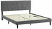 Double Bed Uckfield | size: Length: 214cm, Width: 131cm, Height: 102cm | color: Gray | image: 0 | variant: 1004552