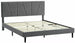 Double Bed Uckfield | size: Length: 214cm, Width: 151cm, Height: 102cm | color: Gray | image: 0 | variant: 1004555