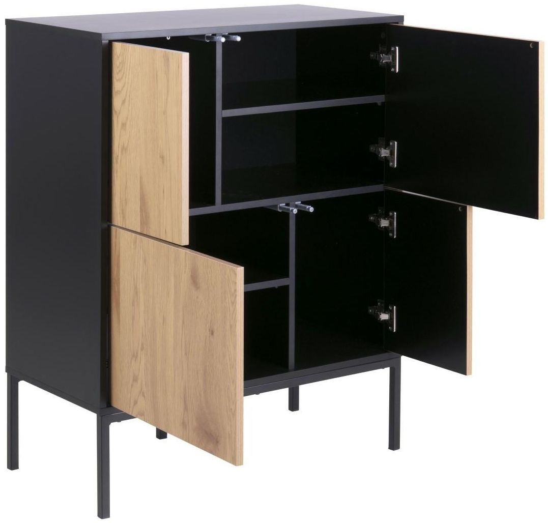 Dresser Aberystwyth | size: Width: 80cm, Height: 103cm, Depth: 40cm | color: Oak | image: 2 | variant: 1005497