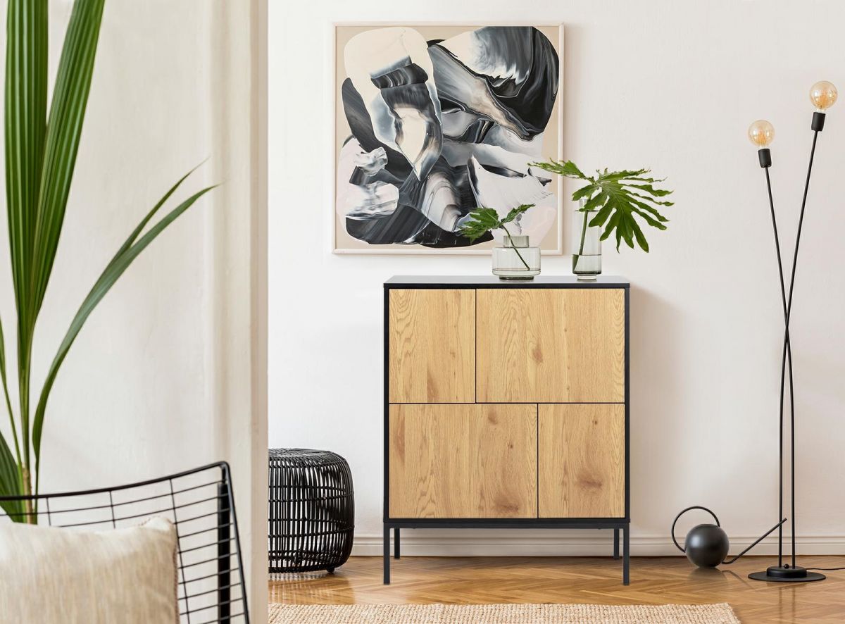 Dresser Aberystwyth | size: Width: 80cm, Height: 103cm, Depth: 40cm | color: Oak | image: 3 | variant: 1005497