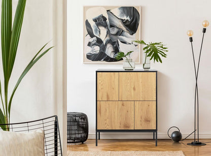 Dresser Aberystwyth | size: Width: 80cm, Height: 103cm, Depth: 40cm | color: Oak | image: 3 | variant: 1005497