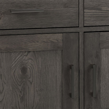 Dresser Bangor | size: Width: 110cm, Height: 82cm, Depth: 46.5cm | color: Oak | image: 4 | variant: 1000161