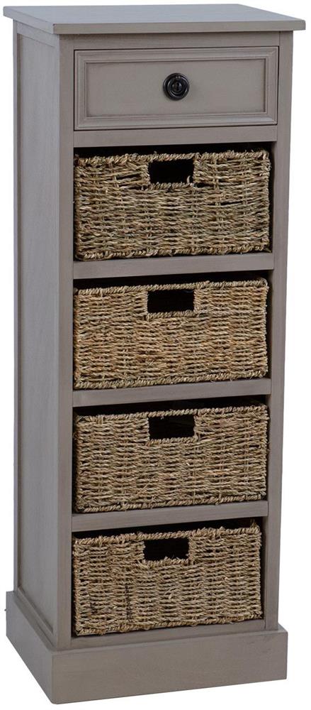 Dresser Charleston | size: Length: 33cm, Width: 40cm, Height: 108cm | color: Gray | image: 1 | variant: 1006356