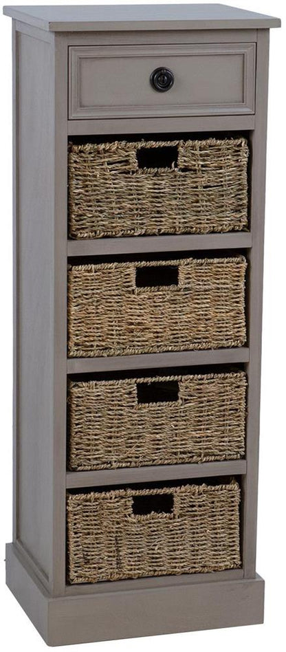 Dresser Charleston | size: Length: 33cm, Width: 40cm, Height: 108cm | color: Gray | image: 1 | variant: 1006356