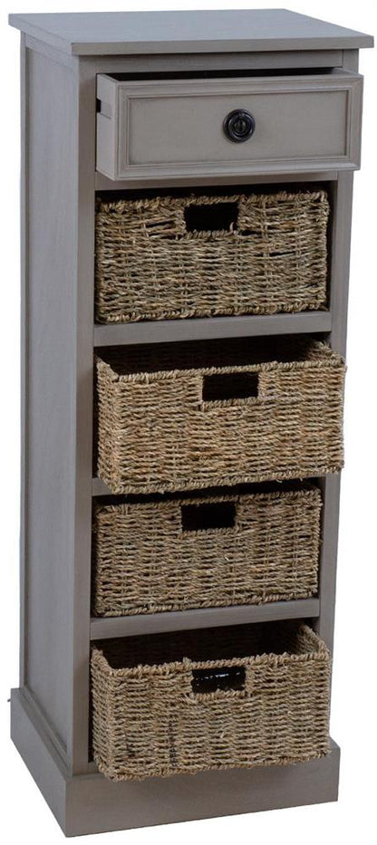 Dresser Charleston | size: Length: 33cm, Width: 40cm, Height: 108cm | color: Gray | image: 2 | variant: 1006356