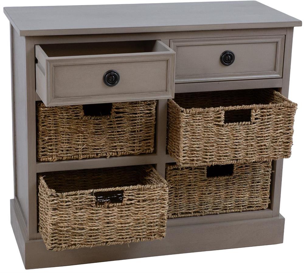 Dresser Charleston | size: Length: 33cm, Width: 76cm, Height: 66cm | color: Gray | image: 2 | variant: 1006354