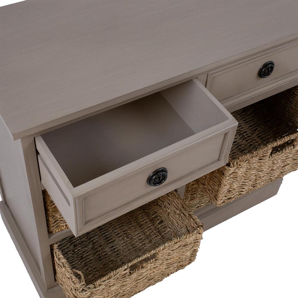 Dresser Charleston | size: Length: 33cm, Width: 76cm, Height: 66cm | color: Gray | image: 4 | variant: 1006354