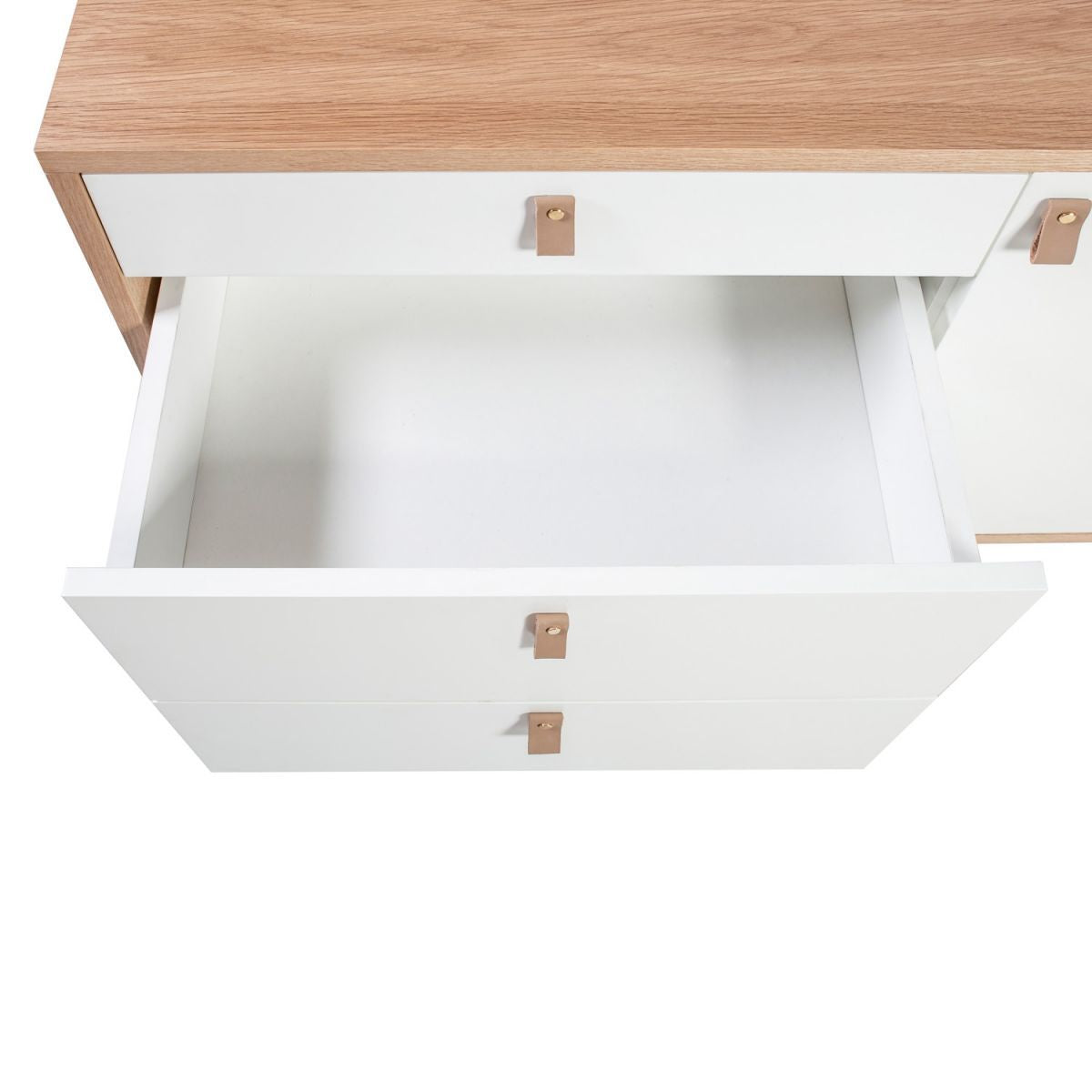 Dresser East Northampton | size: Width: 120cm, Height: 75cm, Depth: 40cm | color: White | image: 2 | variant: 1004949