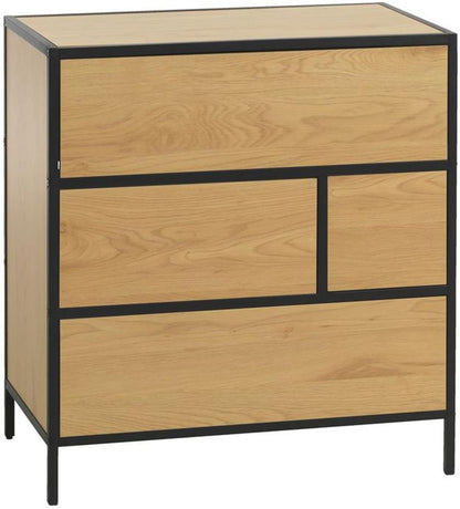 Dresser East Viljandi | size: Length: 40cm, Width: 70cm, Height: 74.5cm | color: Black/Oak | image: 1 | variant: 1005941