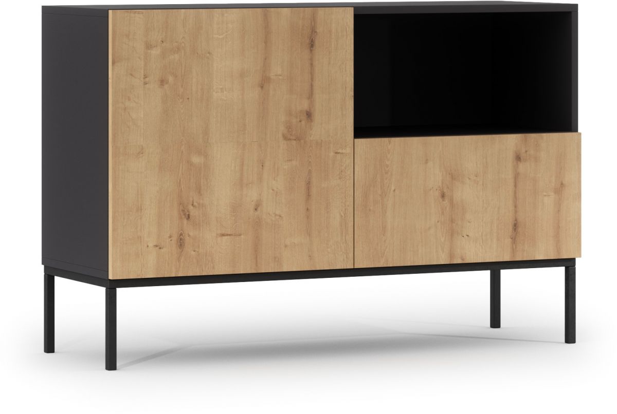 Dresser Lanzzi 1 | size: Length: 40cm, Width: 120cm, Height: 80cm | color: Oak | image: 0 | variant: 1000643